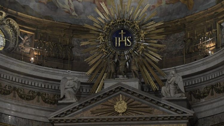 Jėzaus bažnyčios Romoje detalė