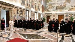 L'incontro di Papa Francesco con i partecipanti al Capitolo generale dell'Ordine degli Agostiniani Recolletti