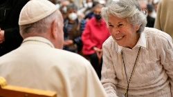 Audience entre le Pape François et le Centre Féminin Italien, le 24 mars 2022