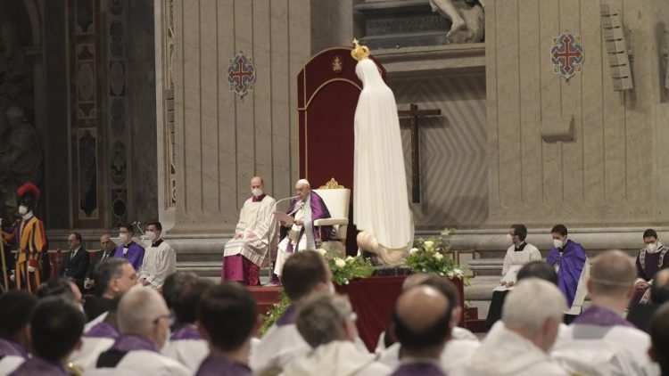 Célébration pénitentielle en la basilique Saint-Pierre, le 25 mars 2022