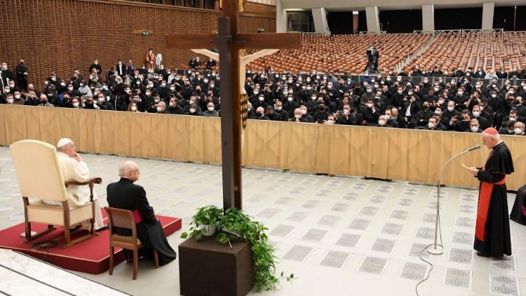 Pope Francis addresses participants in the 32nd course on the Internal Forum organized in the Vatican by the Apostolic Penitentiary, March 21-25.