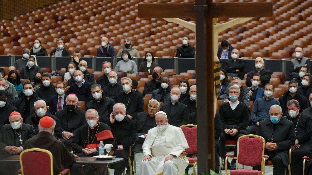 Štvrtá pôstna kázeň v Aule Pavla VI. v piatok 1. apríla 2022