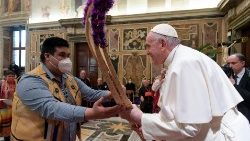 Pope Francis meets delegations from Canada's Indigenous Peoples