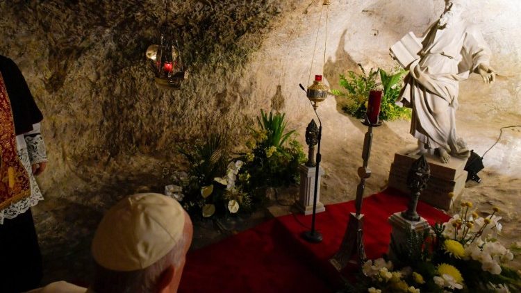 Đức Thánh Cha thăm Hầm Thánh Phaolô ở Rabat