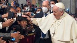 Papa Francesca incontra la Comunita' di Sri Lankesi