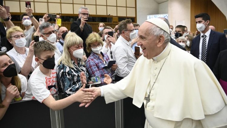 Ferenc pápa találkozik a lengyel hívekkel