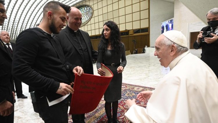 Pope meeting pilgrims from Slovakia
