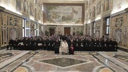 Audience with professors, students and alumni of the Pontifical Liturgical Institute of Sant'Anselmo