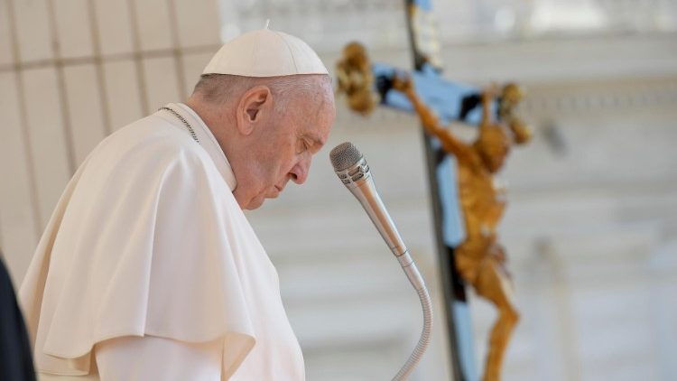 Le Pape François lors de l'audience générale du 11 mai 2022