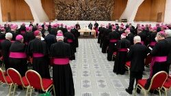 Il Papa con la Conferenza Episcopale Italiana nel 2022