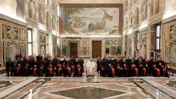 El Papa con los miembros de la plenaria del Dicasterio para el Diálogo Interreligioso