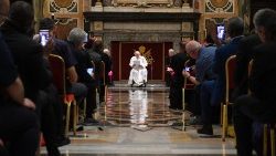 Audience du Pape François aux évêques et prêtres siciliens