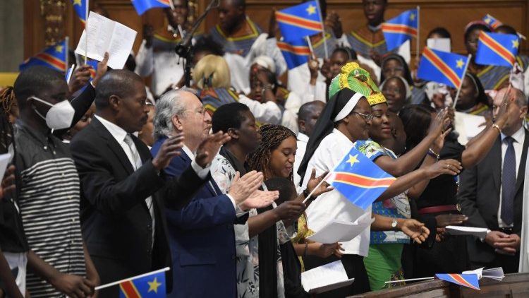 Congolese faithful in St. Peter's Basilica