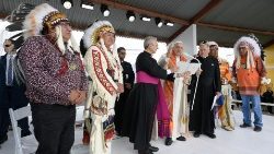  Papa Francisc, în Canada, la întâlnirea cu populațiile indigene: 25.07.2022