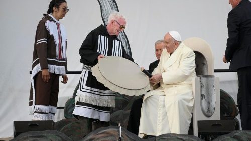 Pope to Inuit youth: You are a light that no one can dim