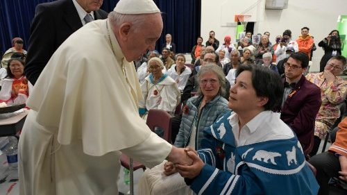 Pope in Canada travels north for meeting with Inuit