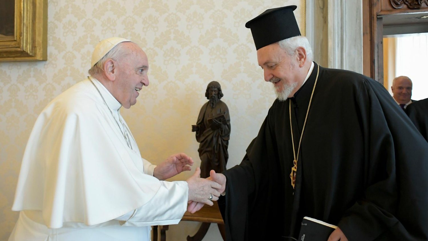El Papa, con Emmanuel de Calcedonia
