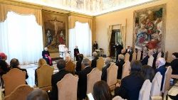 François reçoit une délégation de Caritas Espagne, le 5 septembre 2022