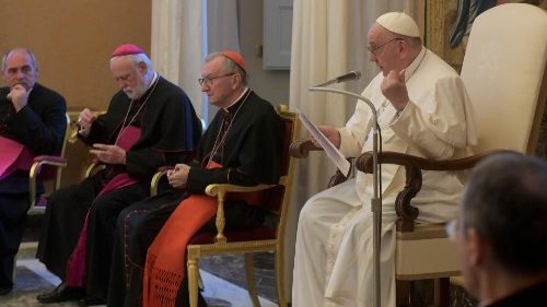 Pope to diplomats: The world is being shaken by a nuclear war