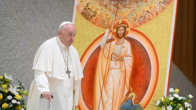 教宗接見天主教平安團體成員