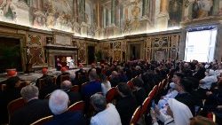 教皇フランシスコと列聖省主催の会議参加者との出会い　2022年10月6日　バチカン宮殿
