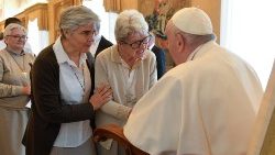 Pope Francis receives Bridgettine and Comboni religious sisters in Rome for their General Chapters