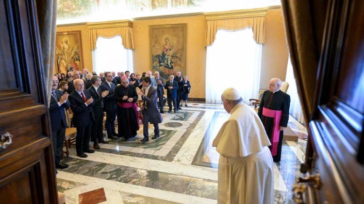 Pope Francis meets with members of COPERCOM