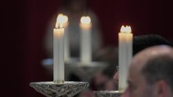 Célébration d'une messe pour les cardinaux et évêques défunts, le 02 novembre 2023. 
