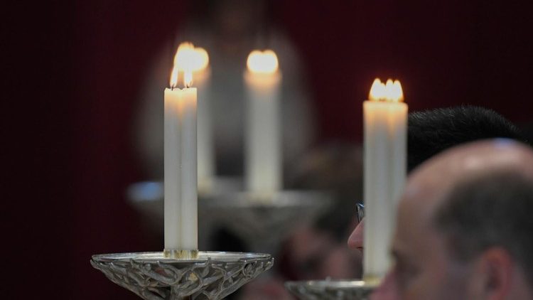 Célébration d'une messe pour les cardinaux et évêques défunts, le 02 novembre 2023. 