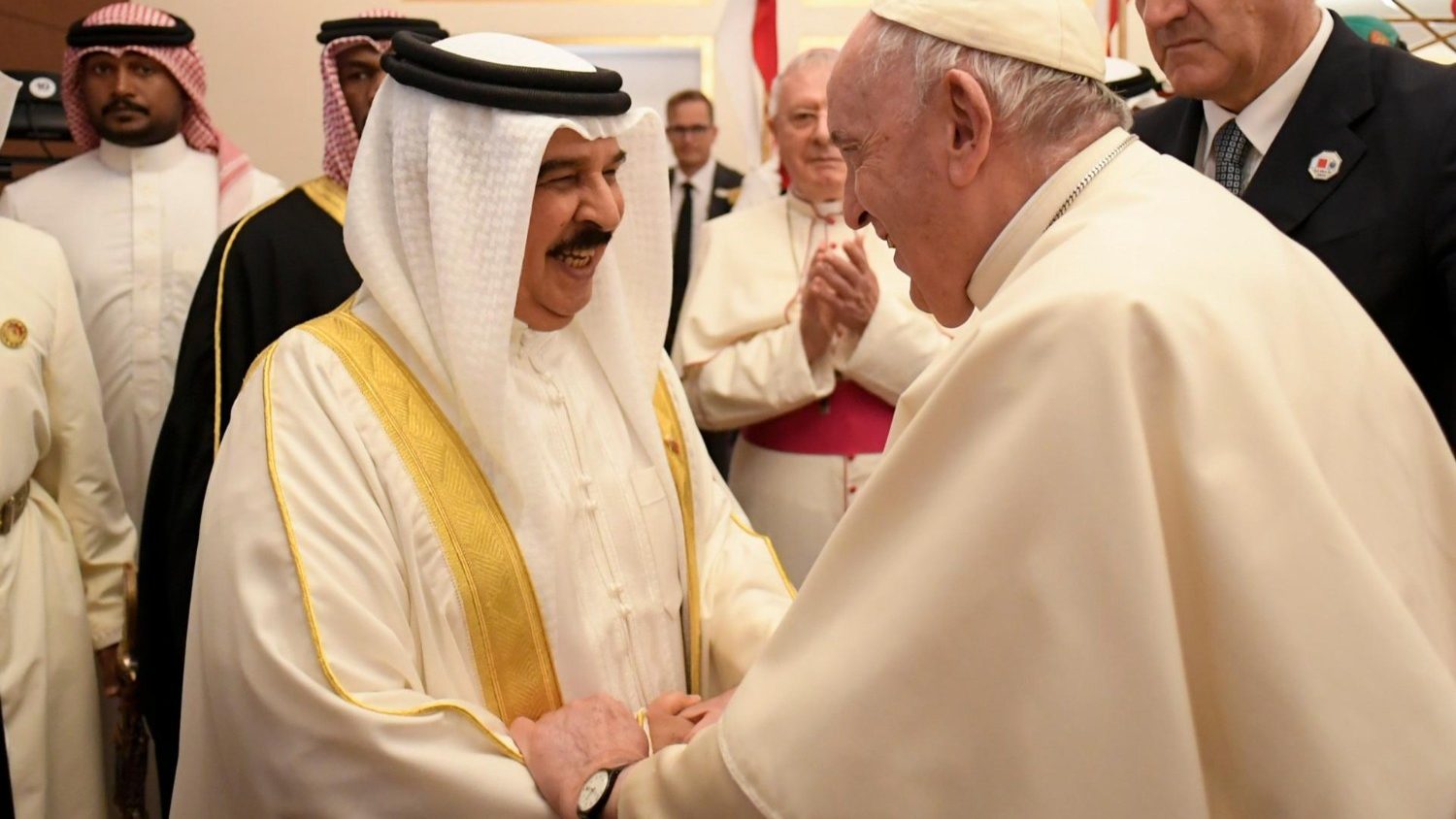 Papa y Rey de Bahrein