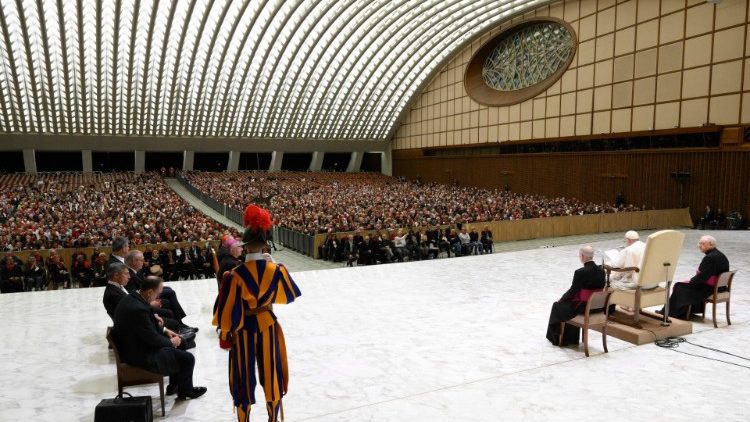 Il discorso del Papa ai Medici con l'Africa - Cuamm incontrati in Aula Paolo VI