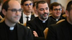 Seminaristi della diocesi di Roma ad un'udienza con Papa Francesco lo scorso dicembre