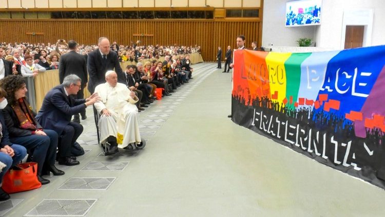 Papa encontro com os sindicatos