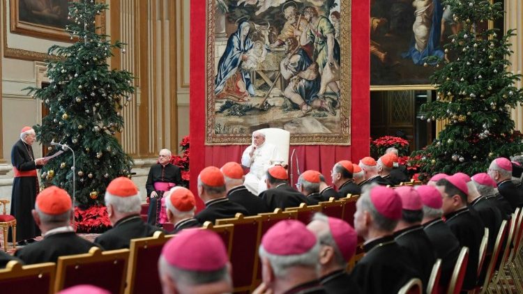 Popiežiaus audiencija Romos kurijos vadovams