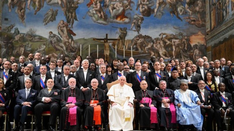 Spotkanie Papieża Franciszka z Korpusem Dyplomatycznym, 9 stycznia 2023