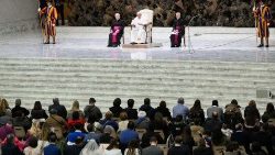 El Papa Francisco durante la Audiencia General del 11 de enero 