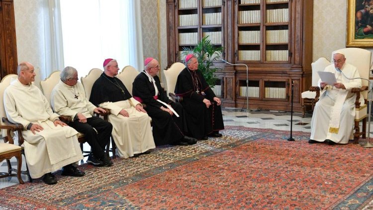 Popiežiaus audiencija augustinų konfederacijos vadovų tarybos nariams