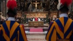 Bei dem Requiem für Kardinal George Pell