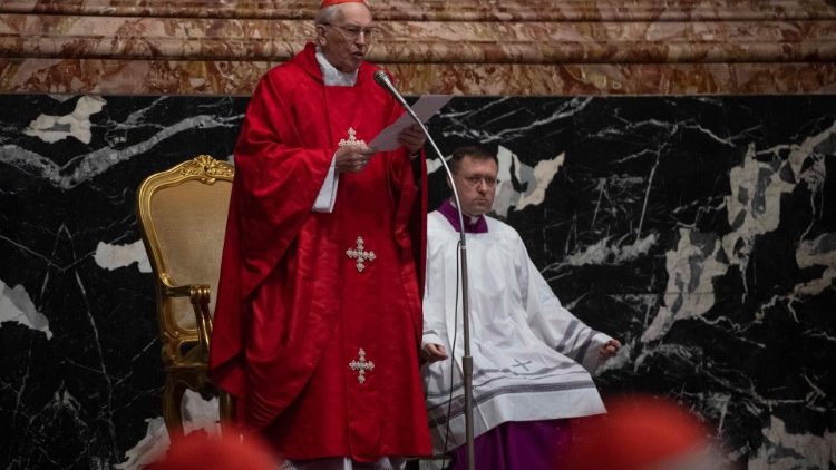 Cardinal Re celebrated the Funeral Mass