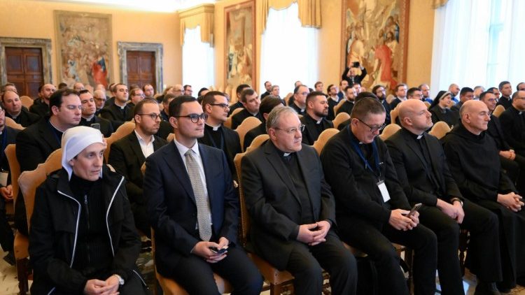 Alcuni partecipanti al corso organizzato dal Pontificio istituto Sant'Anselmo