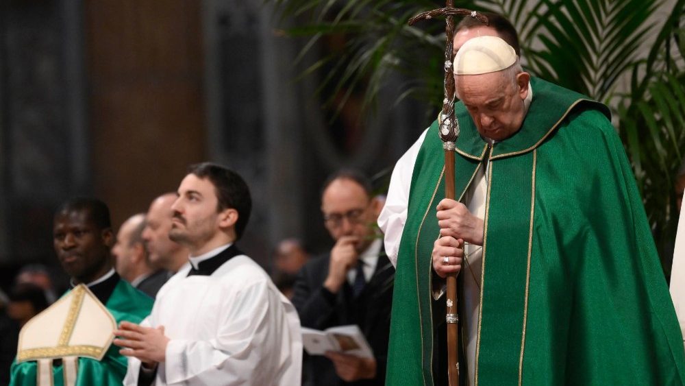 Papa Francisco na Missa no Domingo da Palavra de Deus