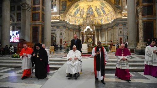 Pavens preken ved avslutningen av bønneuken for kristen enhet