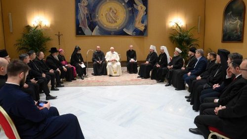 Папа встретился с делегатами Церквей и религий Украины