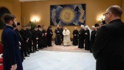 Sveti Otac s članovima Ukrajinskog vijeća crkava i vjerskih organizacija u Vatikanu