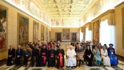 Papa Francisc la audiența acordată participantelor la întâlnirea"Femeile construiesc o cultură a întâlnirii interreligioase" (Sala Consistoriului din Palatul Apostolic, joi, 26 ianuarie a.c.). 