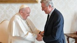 Pope Francis receives Filippo Grandi, UN High Commissioner for Refugees in the Vatican