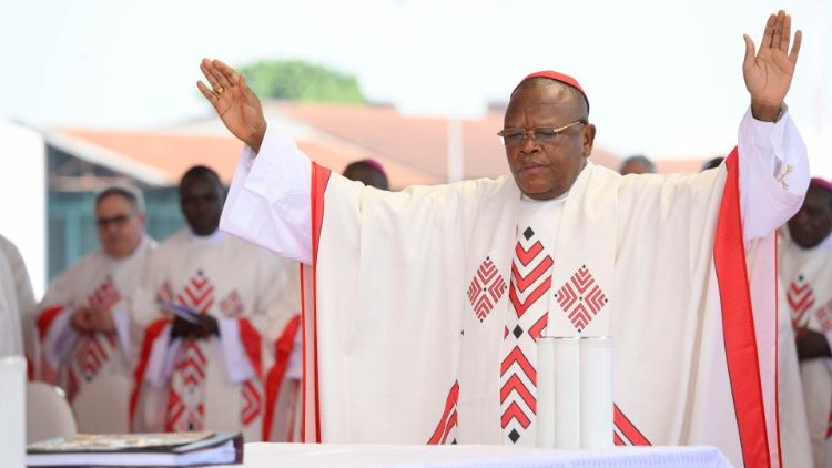 Il cardinale Fridolin Ambongo Besungu