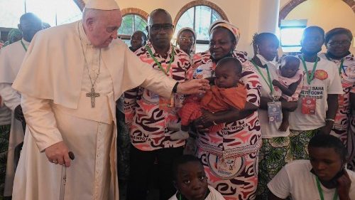 Wortlaut: Papst trifft Opfer von Konflikten im Ost-Kongo