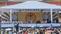 Rencontre du Pape avec les jeunes et les catéchistes au Stade des Martyrs de Kinshasa, le 2 février 2023