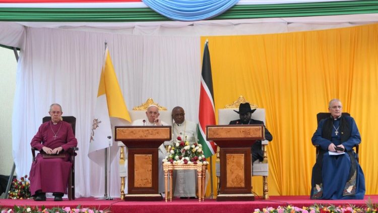 Primer discurso del Papa Francisco en Sudán del Sur